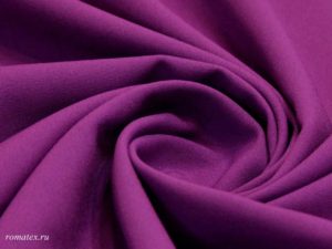 Портьерная ткань для штор Габардин цвет лиловый