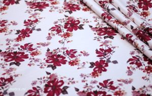 Ткань для подушек Хлопок сатин Цветочек