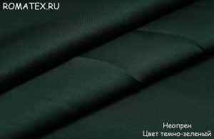 Ткань для шорт Неопрен цвет тёмно-зелёный