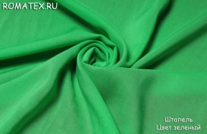 Ткань штапель цвет зеленый
